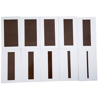 Tarjetas Para Escalera Café